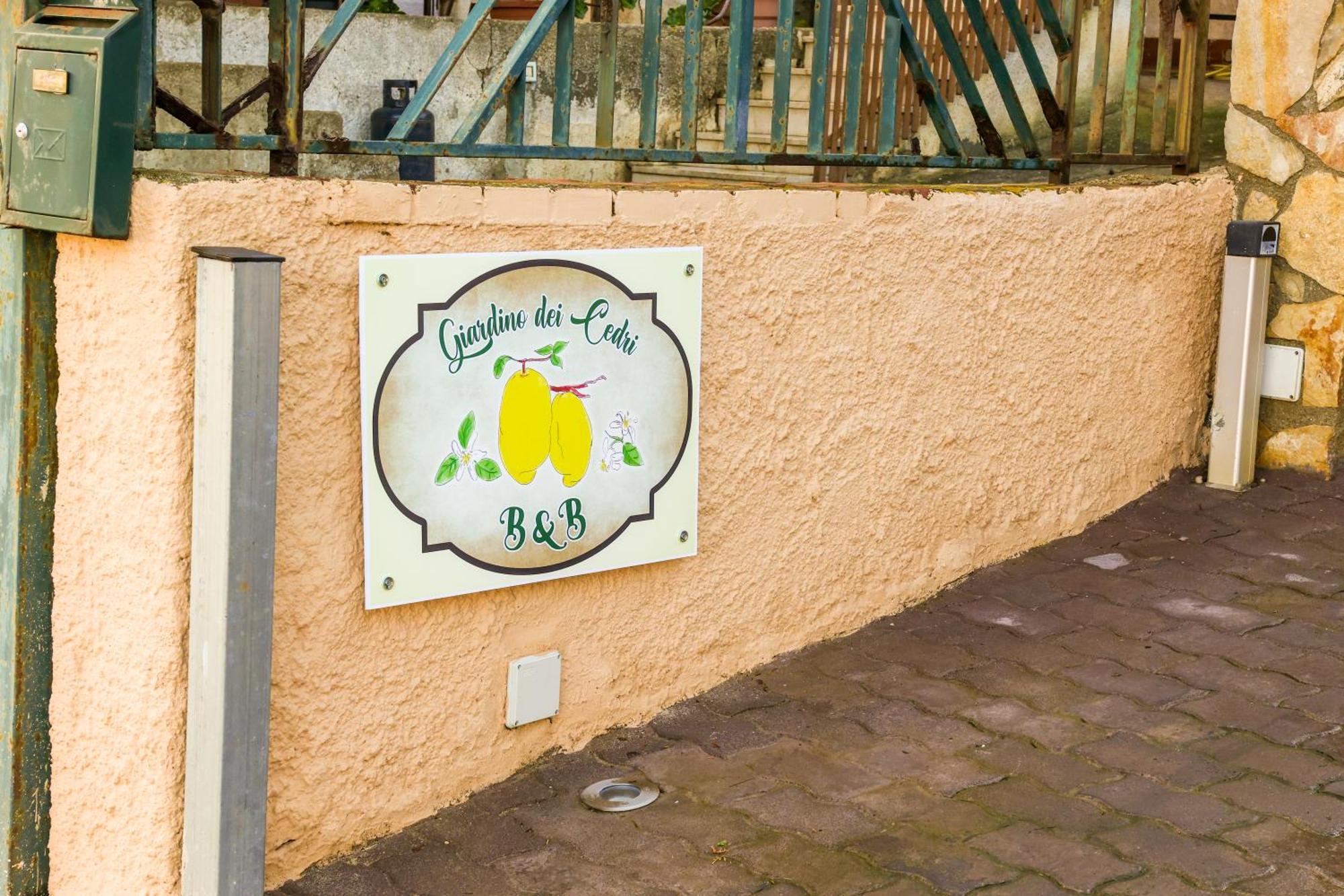 B&B Giardino Dei Cedri Trabia Buitenkant foto
